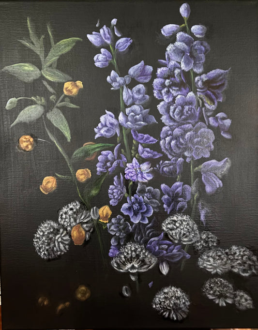 Purple Dark  Bouquet
